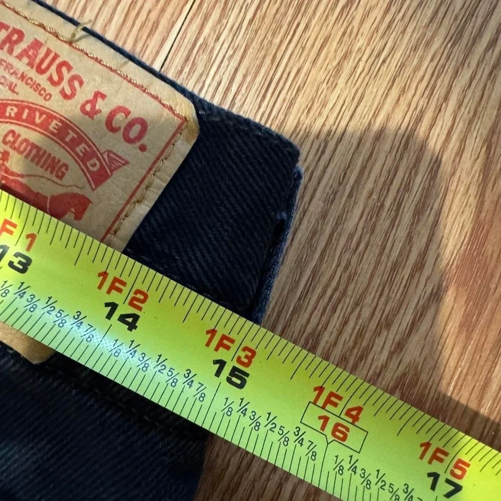 Levi's Men's Jeans 505 Black Faded Straight Denim Size 30x32